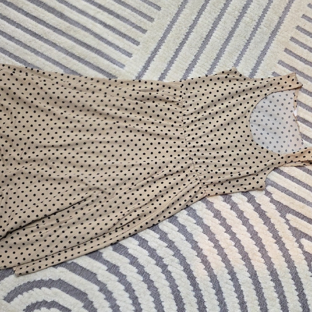 Polka Dot Sleeveless Dress